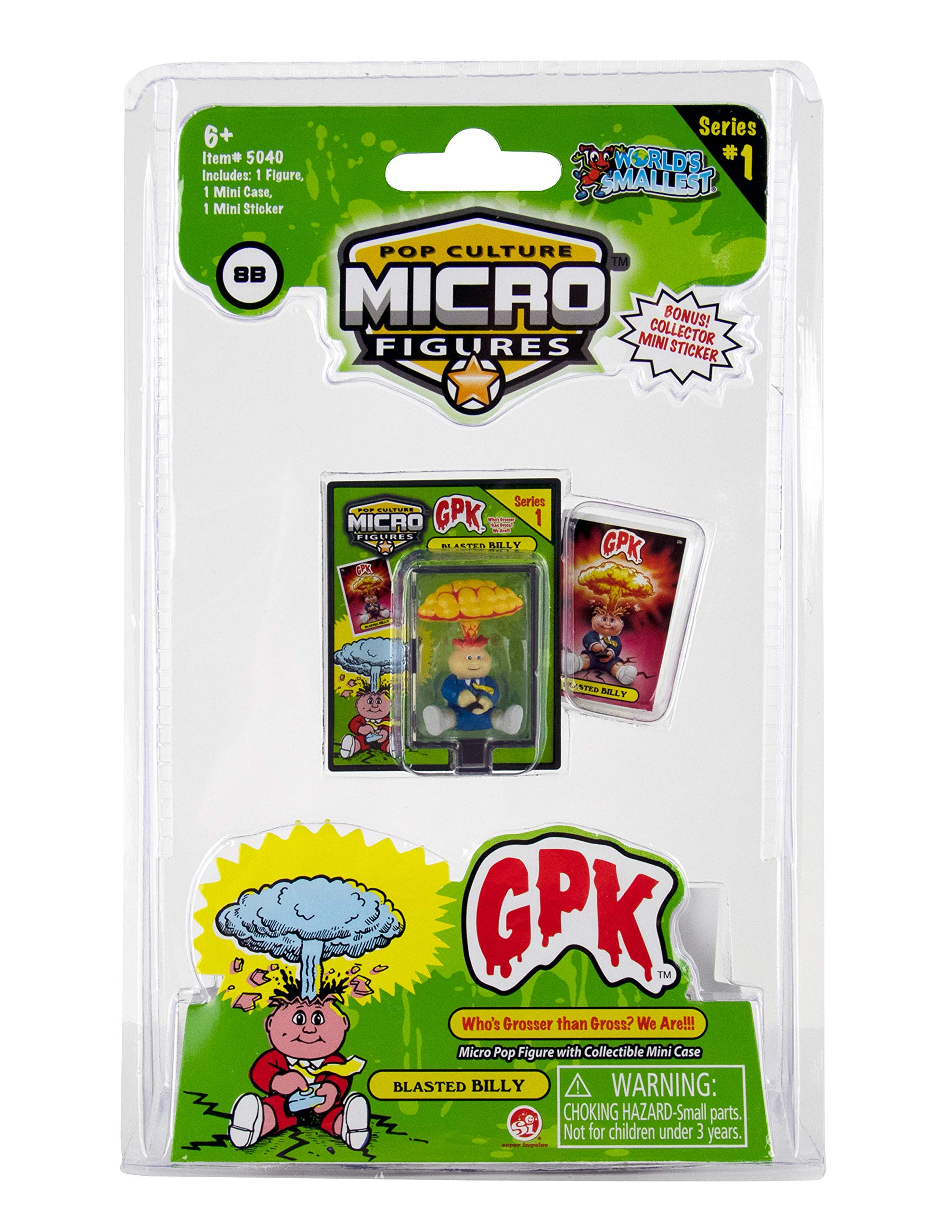World's Smallest Garbage Pail Kids (GPK) Collectible Micro Figures - Set of 5040 Pop Culture Miniatures for Display, Gifts & Nostalgic Fun