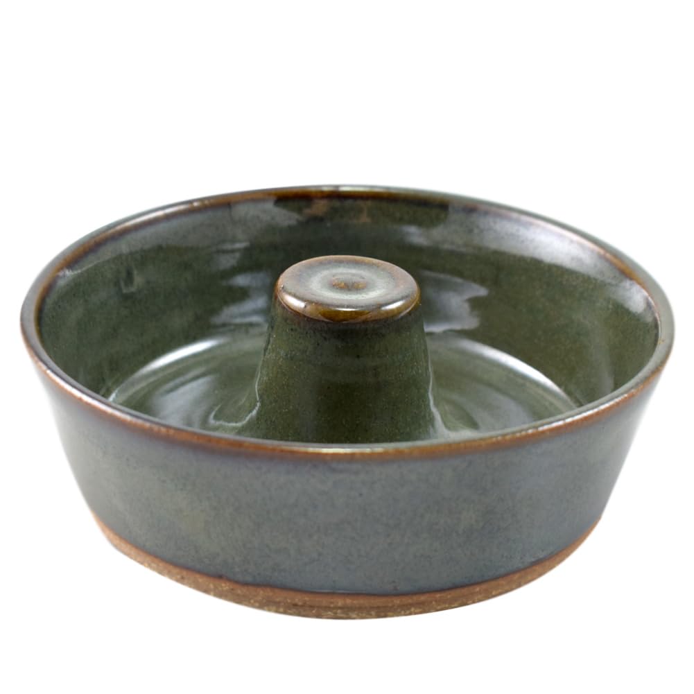 American Made Stoneware Pottery Microwave Omelette Egg Cooker (Double Size) - Perfect for Quick Breakfasts, Camping & Dorm Cooking