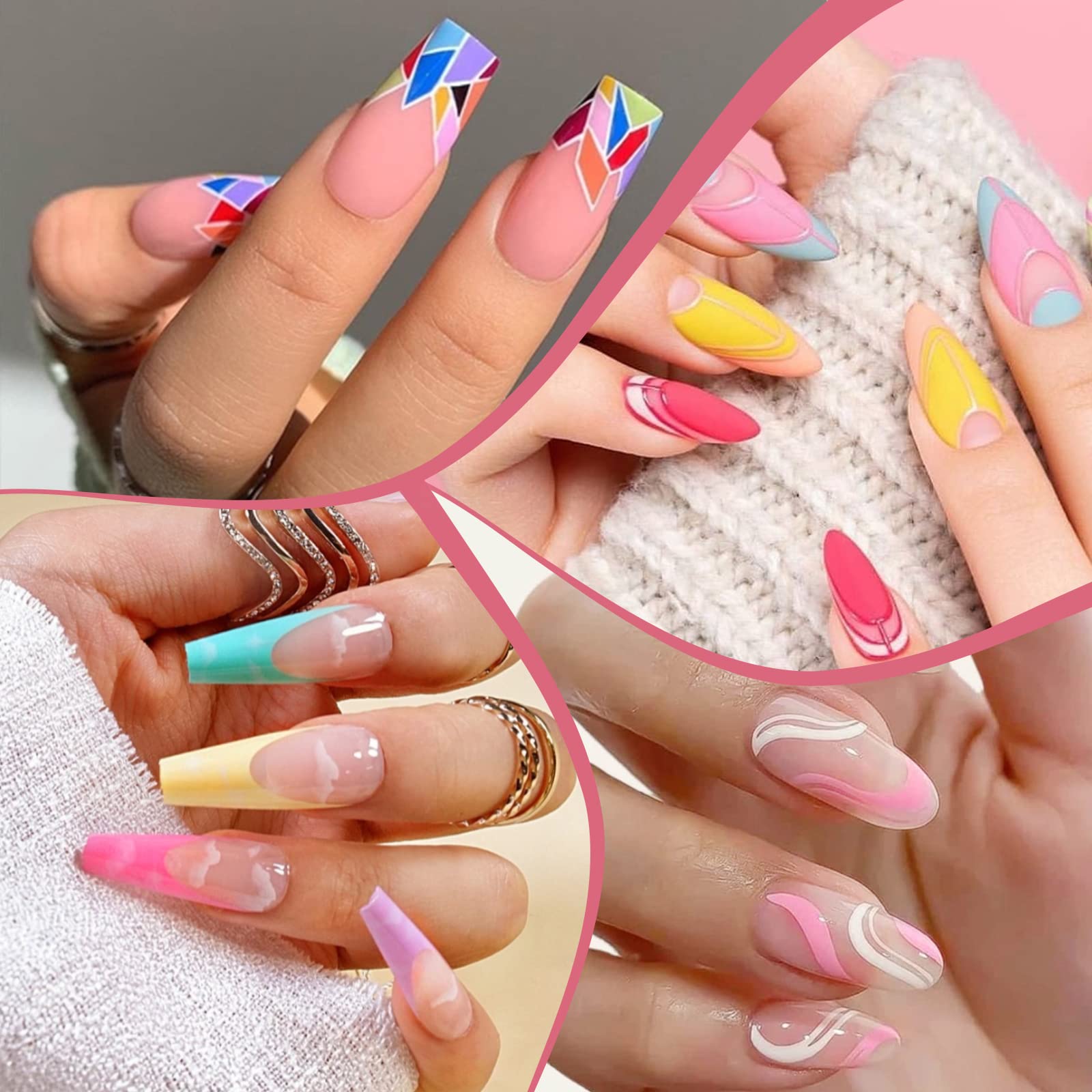VidaRosa 10ML Glitter Silver UV LED Gel Nail Polish Pen Set - 3D Nail Art Liner for DIY Manicure, Salon Professional Nail Design & Drawing | Perfect for Home Nail Art, Salon Services, and Creative Nail Painting