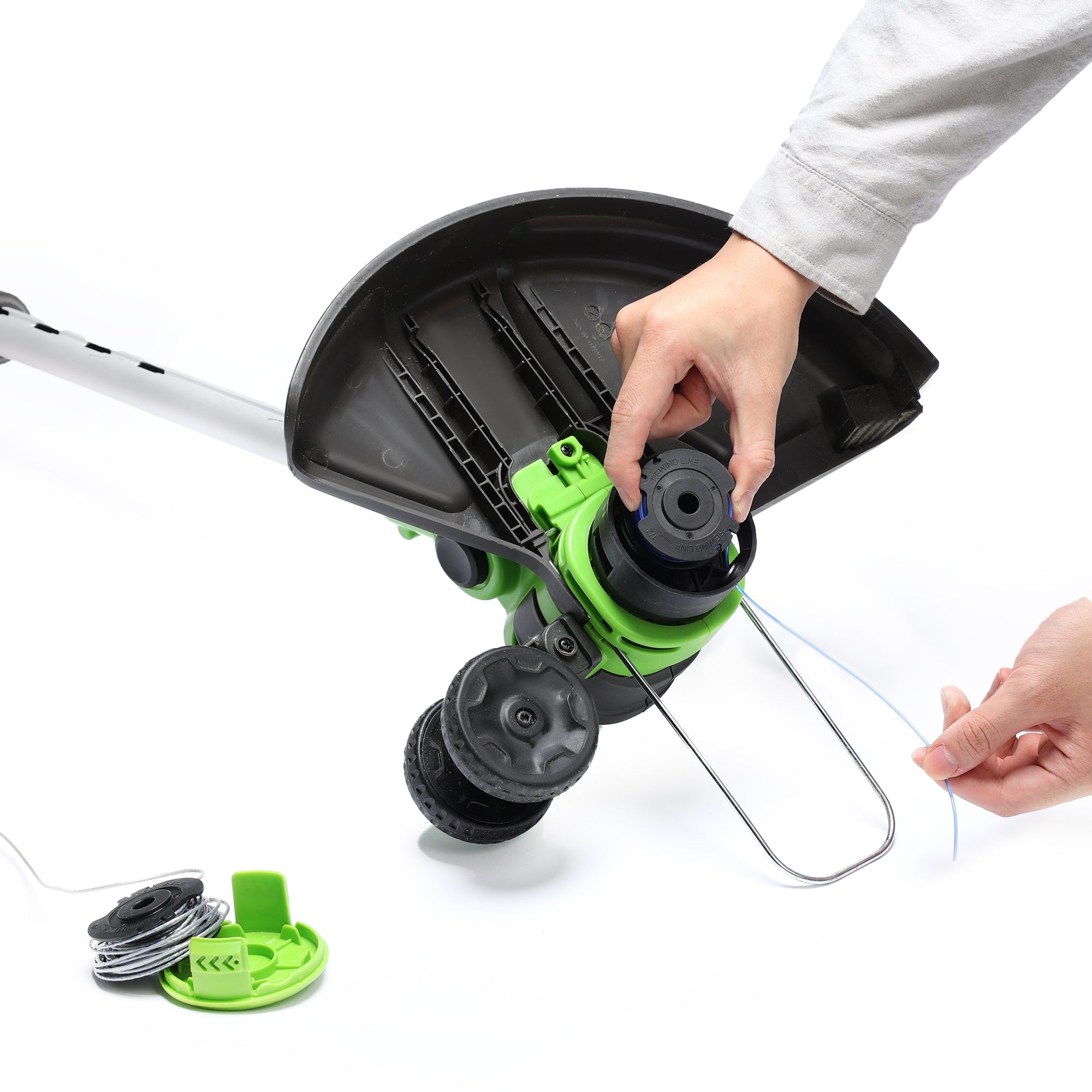 .065 Single Line Replacement String Trimmer Spool - Compatible with Most Gas & Electric Trimmers - Durable Weed Eater Line for Lawn & Garden Maintenance - Perfect for Edging, Trimming Grass & Landscaping