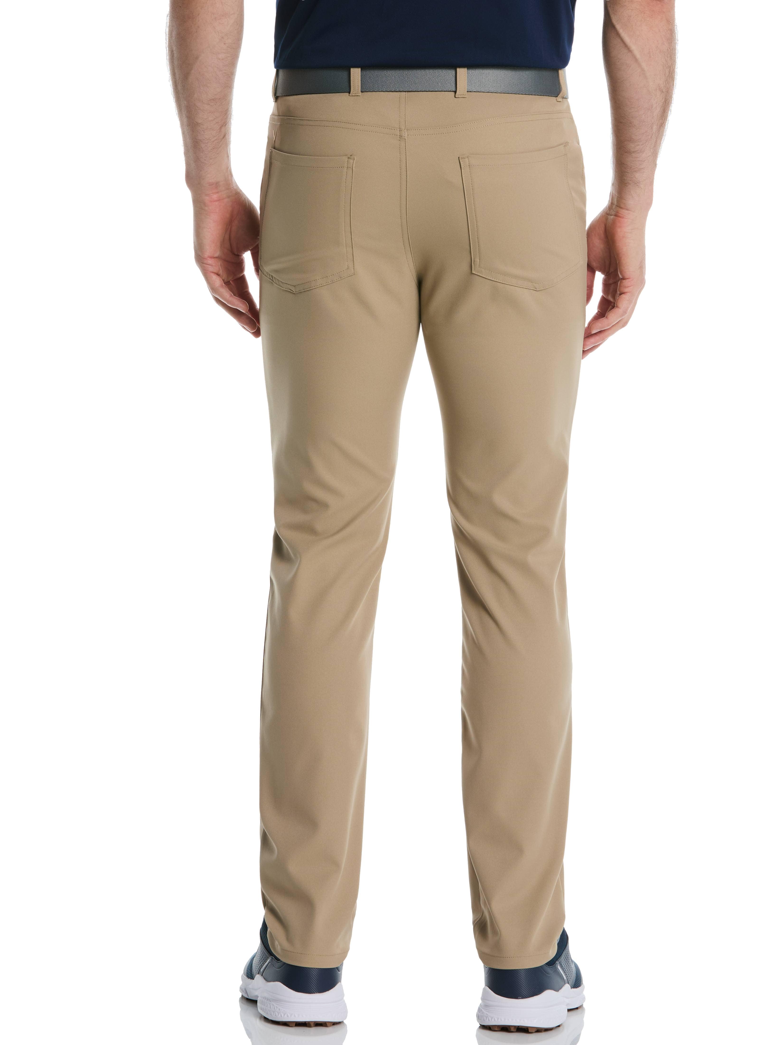 Men's Sorona® Stretch 5-Pocket Pants - Comfortable Slim Fit Casual Trousers for Work, Travel & Everyday Wear