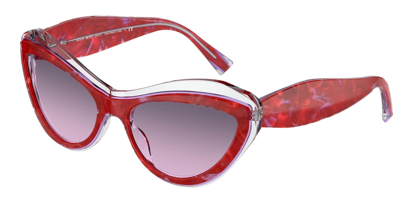 003/90 - Red - Light Violet Gradient Grey