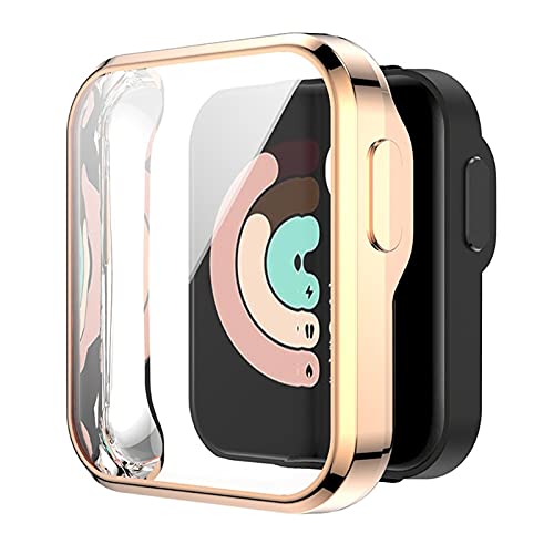 Durable Anti-Scratch TPU Case & Screen Protector for Xiaomi Watch Lite/Redmi Watch - Shockproof Smartwatch Accessories for Workout, Running & Outdoor Activities