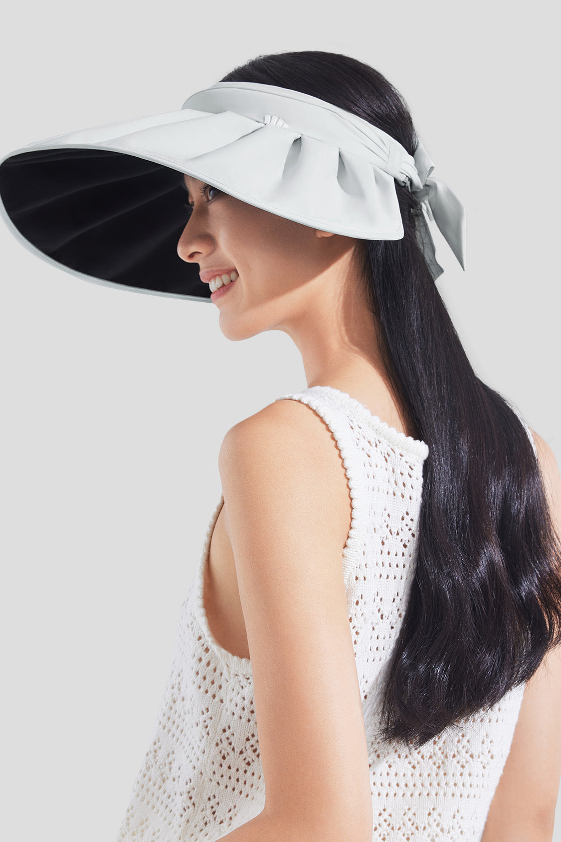Yuni Women's UPF50+ Sun Hat - Wide Brim Shell Beach Hat for Summer Outdoor Activities, Travel, and Gardening