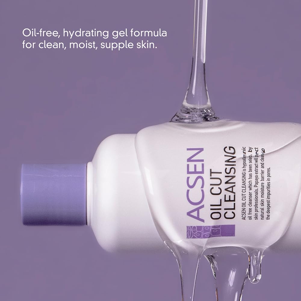 TROIAREUKE AGT Hydro Essence & ACSEN Oil Cut Cleansing Duo - Korean Skincare for Deep Cleansing & Hydration | Perfect for Double Cleansing Routine & Acne-Prone Skin