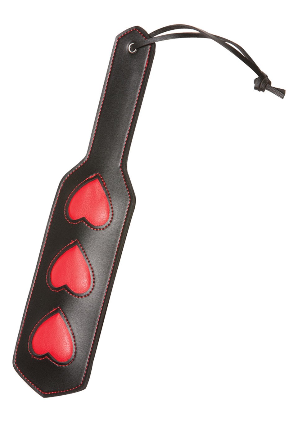 Allure Lingerie Queen of Hearts Spanking Paddle - Red BDSM Toy for Couples Play, Sensual Massage & Adult Games