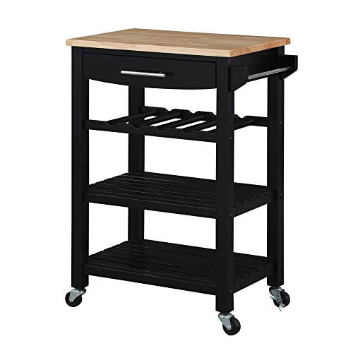 Black/Butcher Block