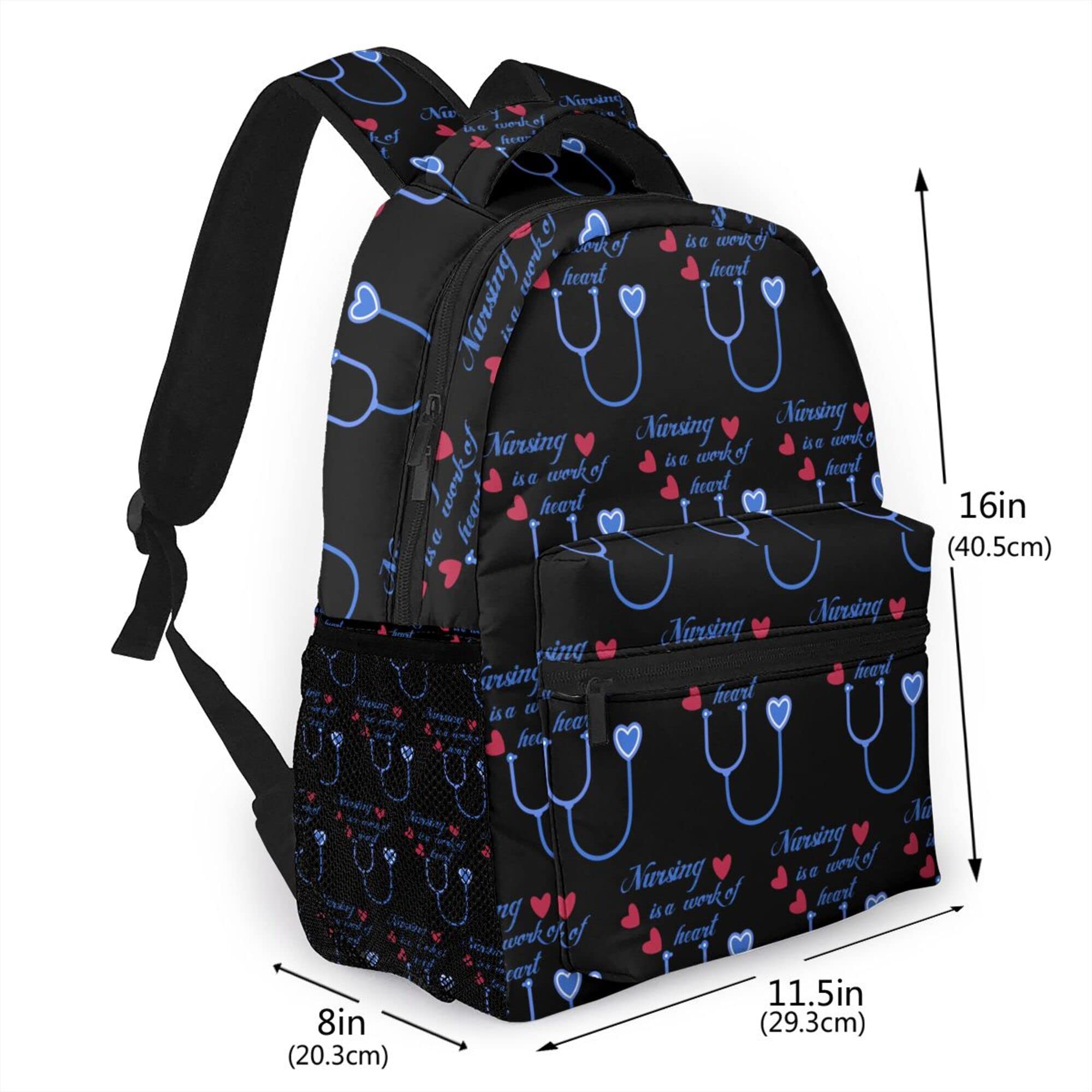 AMRANDOM Purple Laptop Backpack for Women & Men - Durable College & Travel Daypack for Work & School