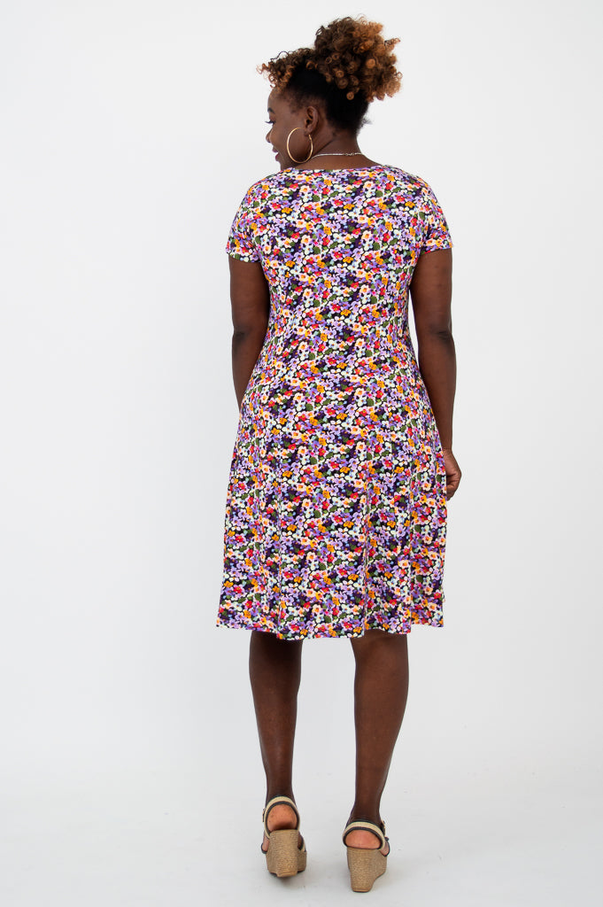 Callie Dress - Soft Bamboo Fabric Flowy Midi Dress for Women | Perfect for Summer Outings, Beach Vacations & Casual Wear