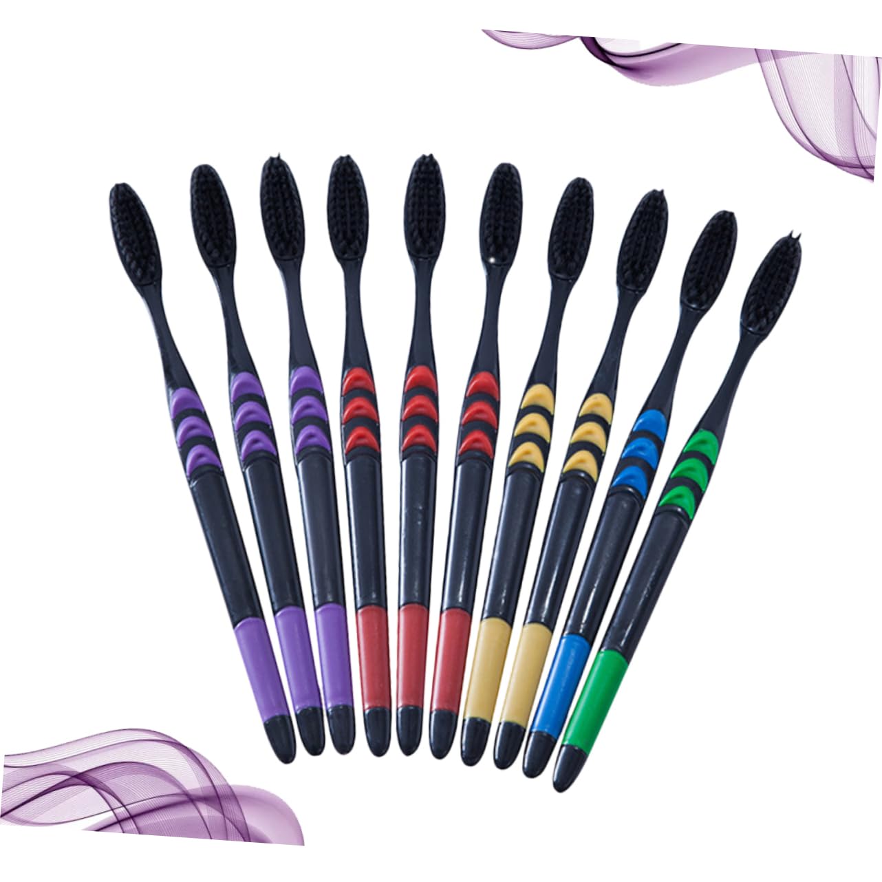 Cabilock 20 Pack Travel Toothbrushes - Disposable Full Head Bristle Toothbrushes for Adults & Kids, Bulk Manual Toothbrushes with Case - Perfect for Camping, Hotels, Airplanes and Emergency Kits
