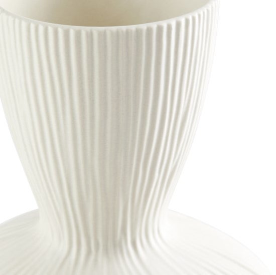 Cyan Design 11209 Bravo Vase - Large White Ceramic Vase for Home Decor, Wedding Centerpieces & Floral Arrangements