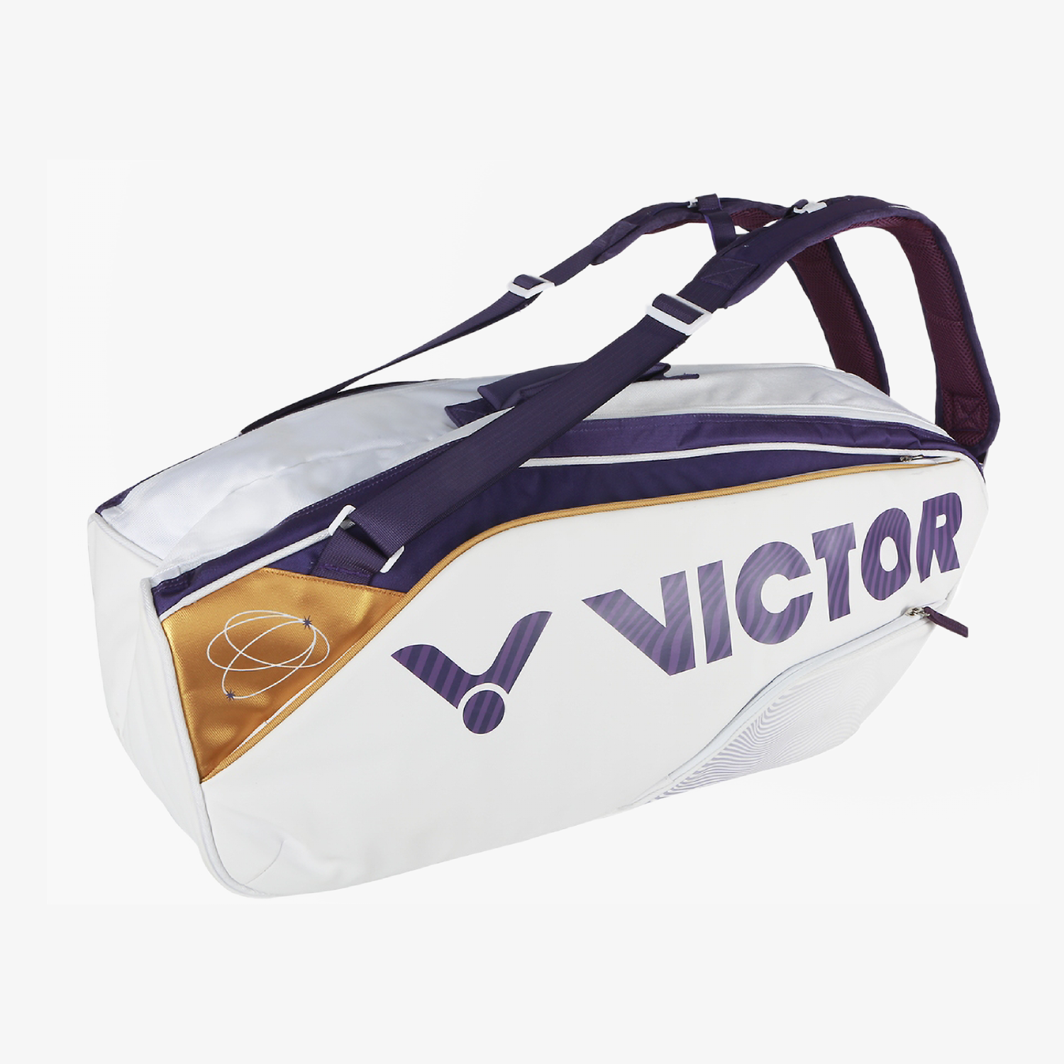 Victor Tai Tzu Ying Collection Badminton Tennis Racket Long Bag BR9213TTY AJ (White) - Professional Sports Equipment for Badminton & Tennis Players | Perfect for Training, Matches & Travel