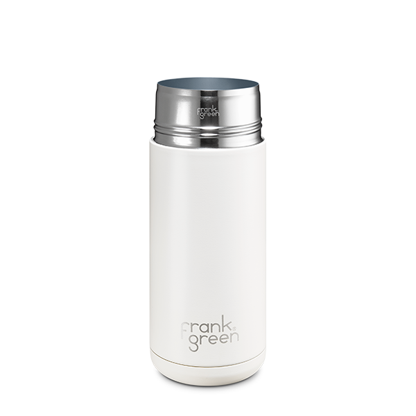 16oz Ceramic Reusable Coffee Cup with Lid - 475ml Insulated Travel Mug for Hot & Cold Drinks - Perfect for Office, Commuting, and Outdoor Activities