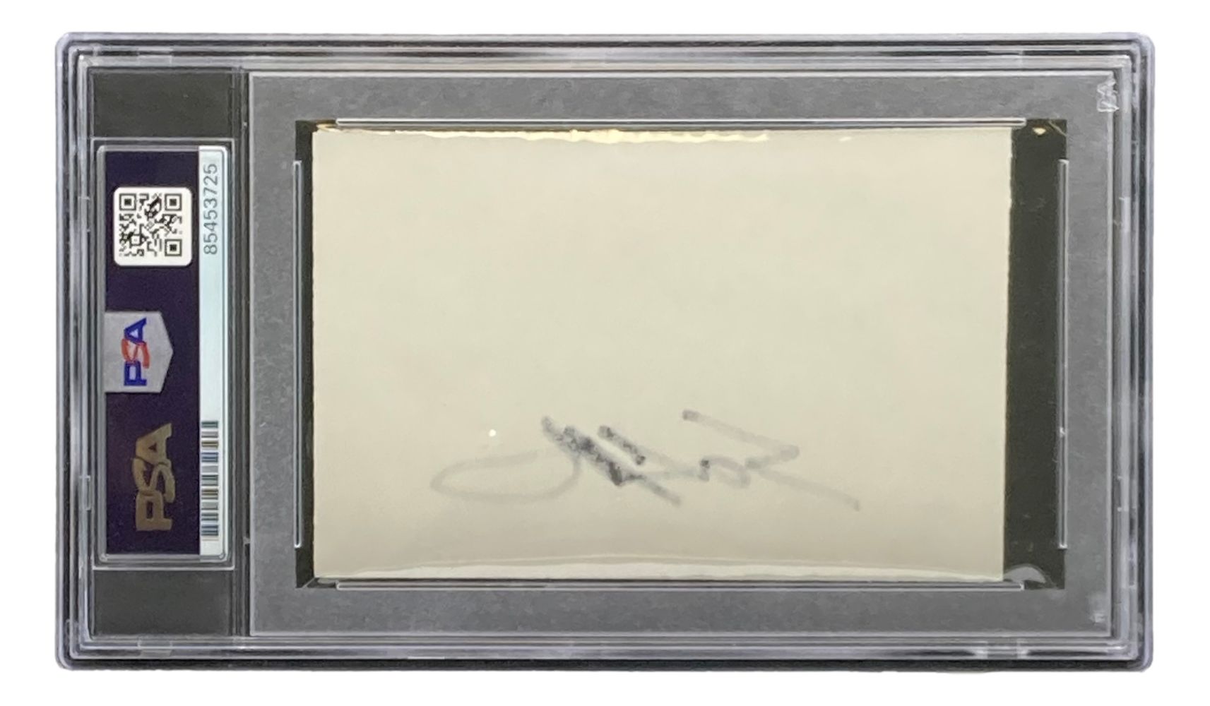 50 Cent Autographed PSA Certified Slabbed Cut Signature - Collectible Memorabilia for Music Fans & Hip-Hop Enthusiasts