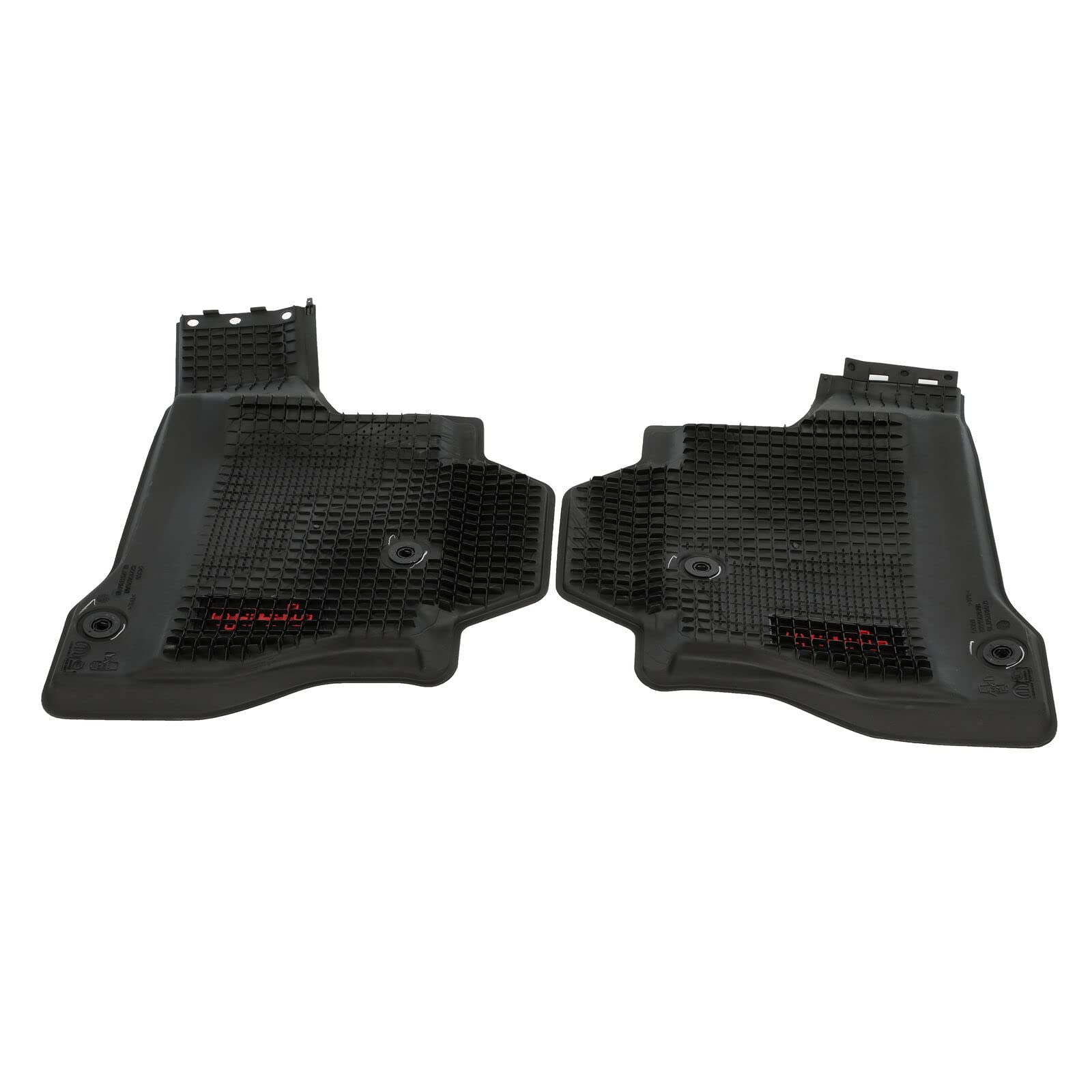 Mopar Jeep Gladiator Front & Rear Complete Set of 4 Rubber Floor Mats OEM - All-Weather Protection for Off-Road & Daily Driving