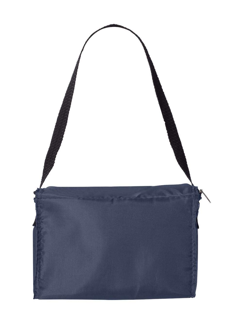 Premium 6-Pack Insulated Cooler Bag - Navy Blue | Portable Lunch Box for Work, Picnics & Beach Outings | Leakproof & Durable Design