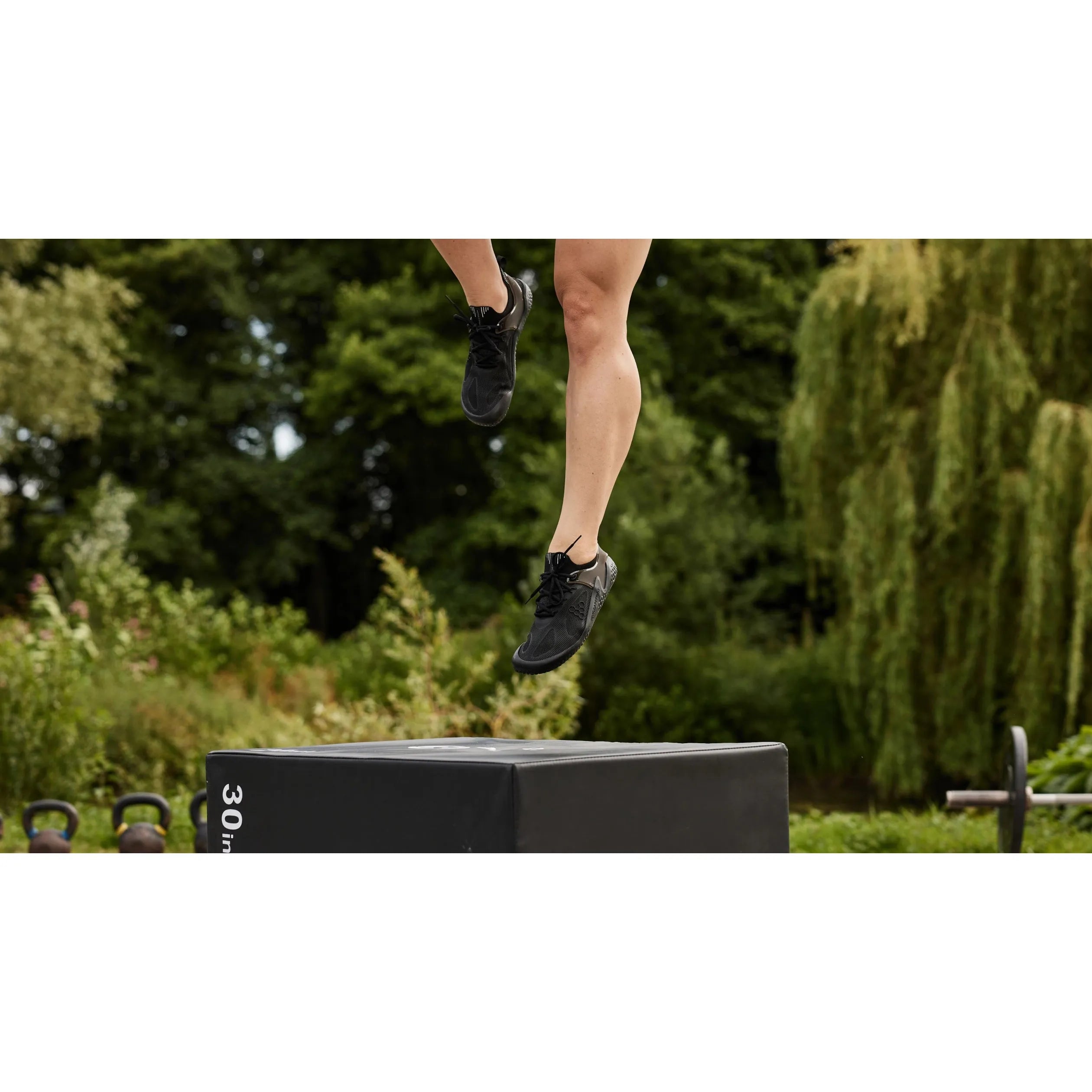Vivobarefoot Women's Motus Strength Training Shoes - Obsidian Color | Barefoot Gym Shoes for CrossFit, Weightlifting & Functional Fitness Workouts