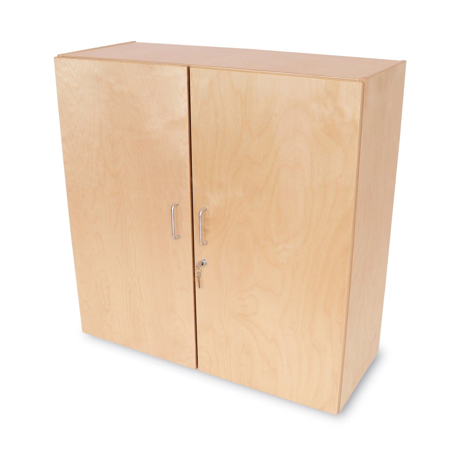 Secure Lockable Wall Mounted Storage Cabinet - Heavy Duty Metal Cabinet for Home, Office, Garage & Workshop Organization