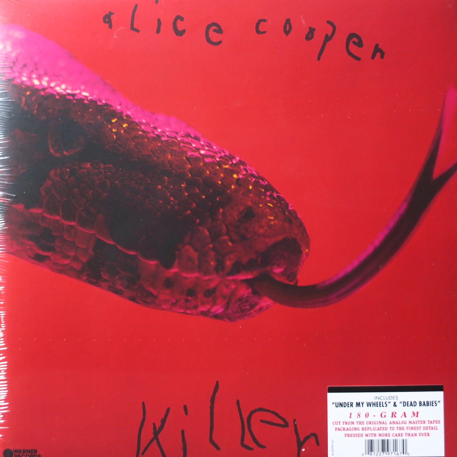 ALICE COOPER 'Killer' 180g Vinyl LP Record - Limited Edition Rock Music Collectible for Audiophiles & Vinyl Enthusiasts - Perfect for Home Listening & Music Collections