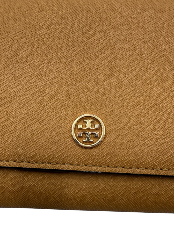 Tory Burch Saffiano Leather Wallet on Chain Crossbody Bag - Stylish Women's Designer Purse for Everyday Use, Travel & Evening Out