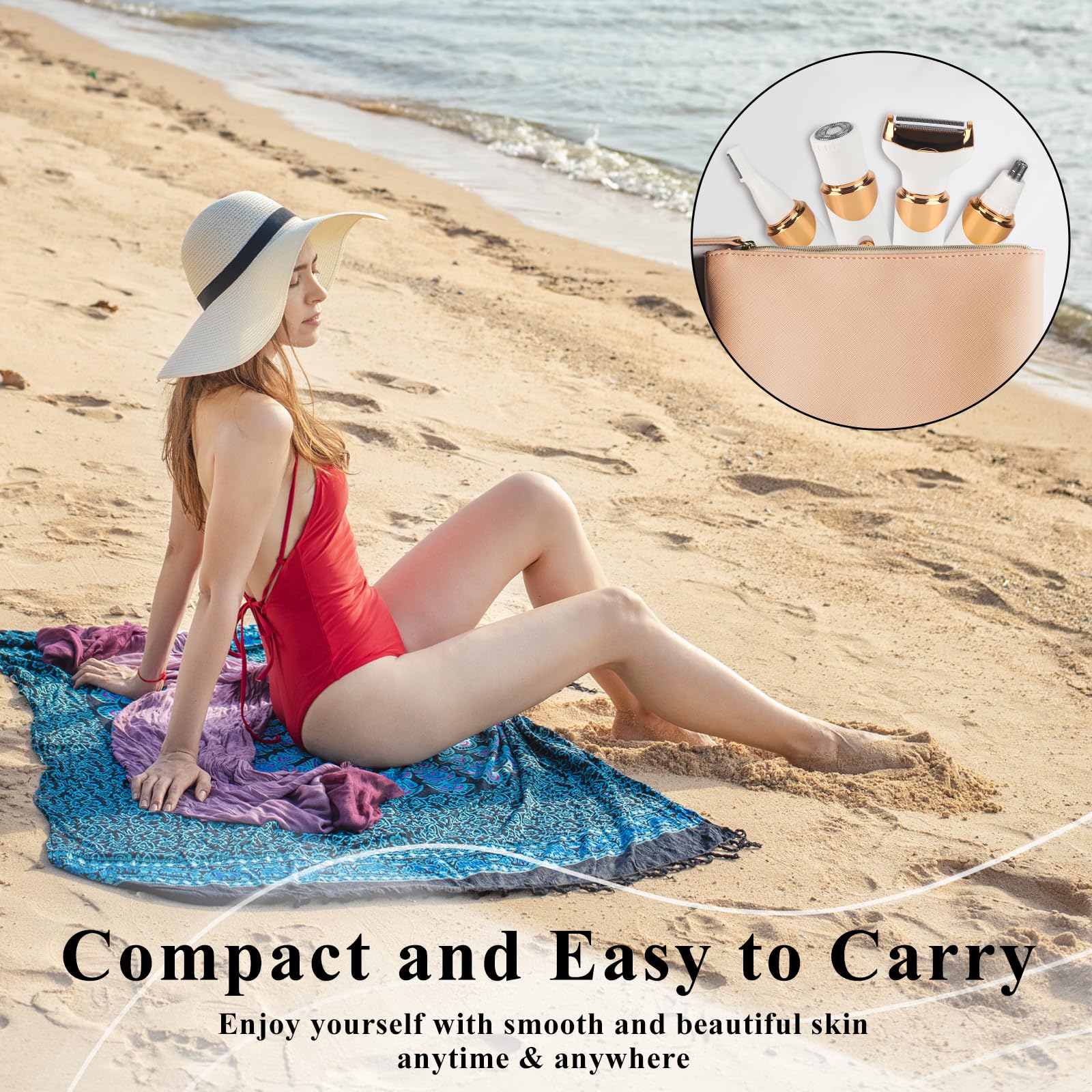 Best Cordless Electric Razor for Women & Men - Rechargeable Wet/Dry Shaver for Smooth Skin - Perfect for Travel, Gym & Daily Use