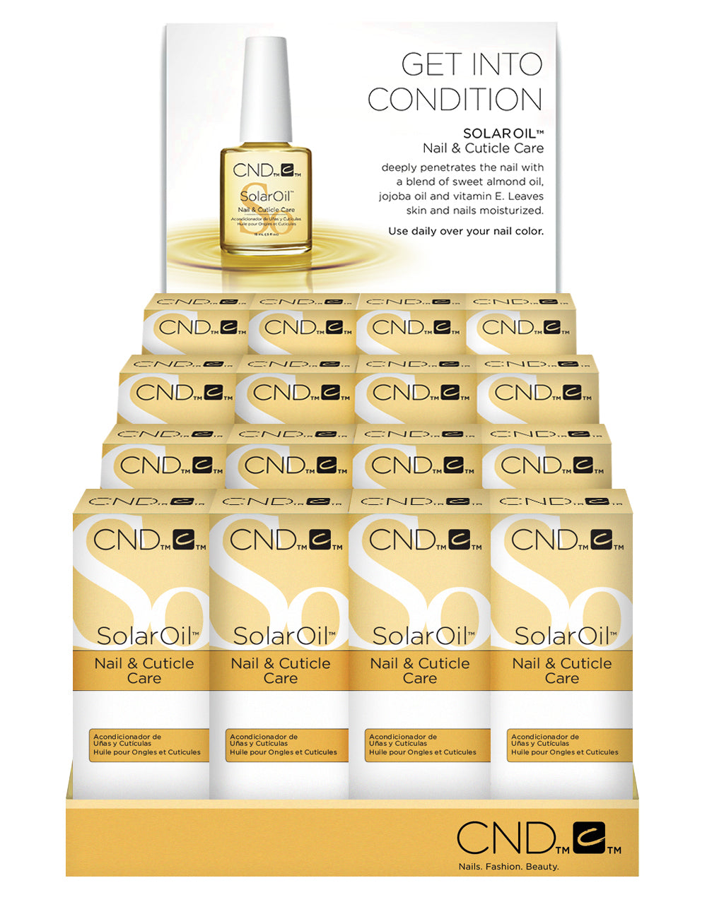 CND Solar Oil Nail & Cuticle Treatment - Hydrating & Strengthening for Healthy Nails - Perfect for Manicures, Pedicures & At-Home Nail Care