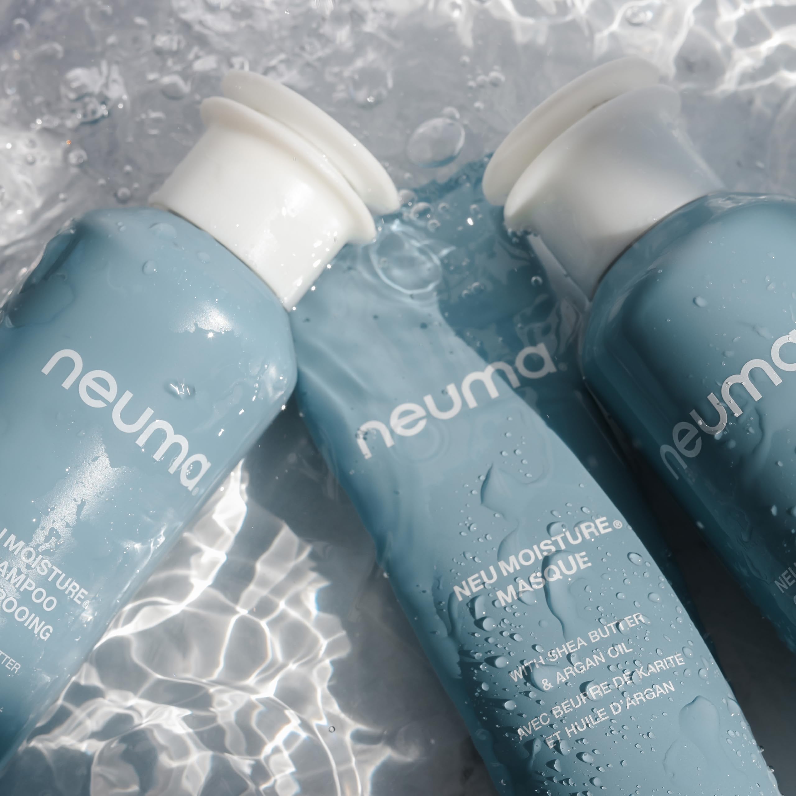 Neuma Neu Moisture Shampoo for Dry Hair - Hydrating Lavender, Mandarin & Vanilla Scented Shampoo | Sulfate-Free & Color Safe | Perfect for Daily Use & Salon-Quality Results at Home