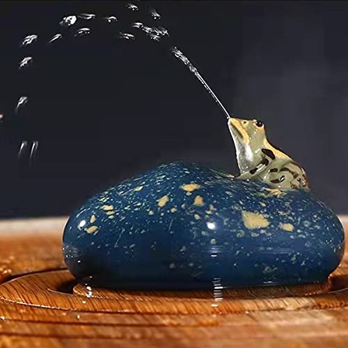7.Spray frog and flat pebble cyan