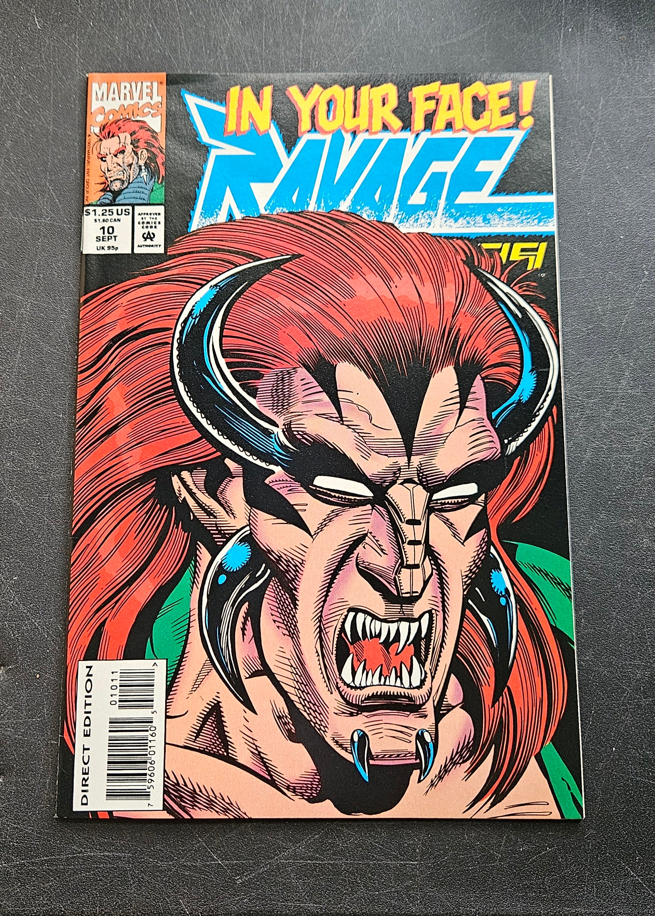 Ravage 2099 #10 - In Your Face! Marvel Comic Book September 1993 | Collectible Vintage Superhero Comic for Fans & Collectors