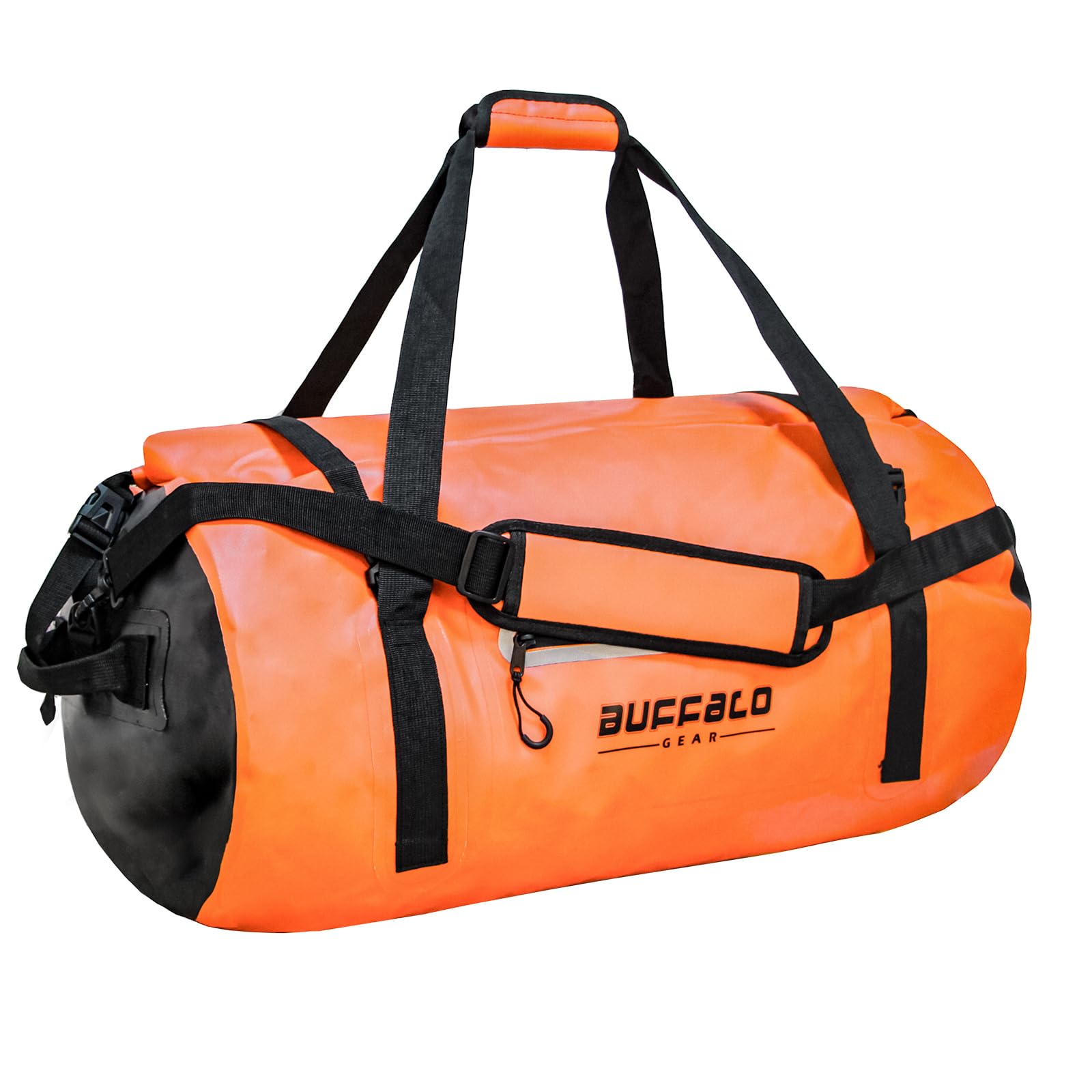 Waterproof Duffle Bag 40L 60L 80L - Heavy Duty Roll-top Dry Bag for Kayaking, Rafting, Boating & Fishing | Buffalo Gear Waterproof Travel Duffel for Camping, Hiking & Outdoor Adventures