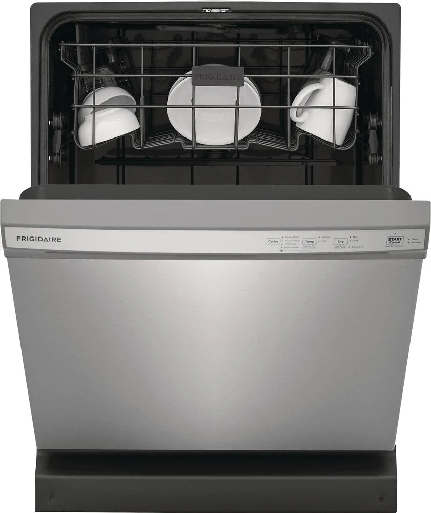 Frigidaire FDPC4314AS 24-Inch Built-In Dishwasher - Stainless Steel Finish | Quiet Operation, Energy Star Certified | Perfect for Small Kitchens & Apartments