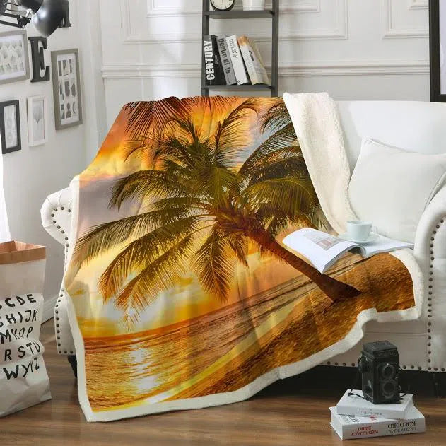 Cozy Paradaiso Soft Sherpa Blanket - Ultra Plush & Warm Fleece Throw for Winter - Perfect for Couch, Bed, Sofa & Home Decor