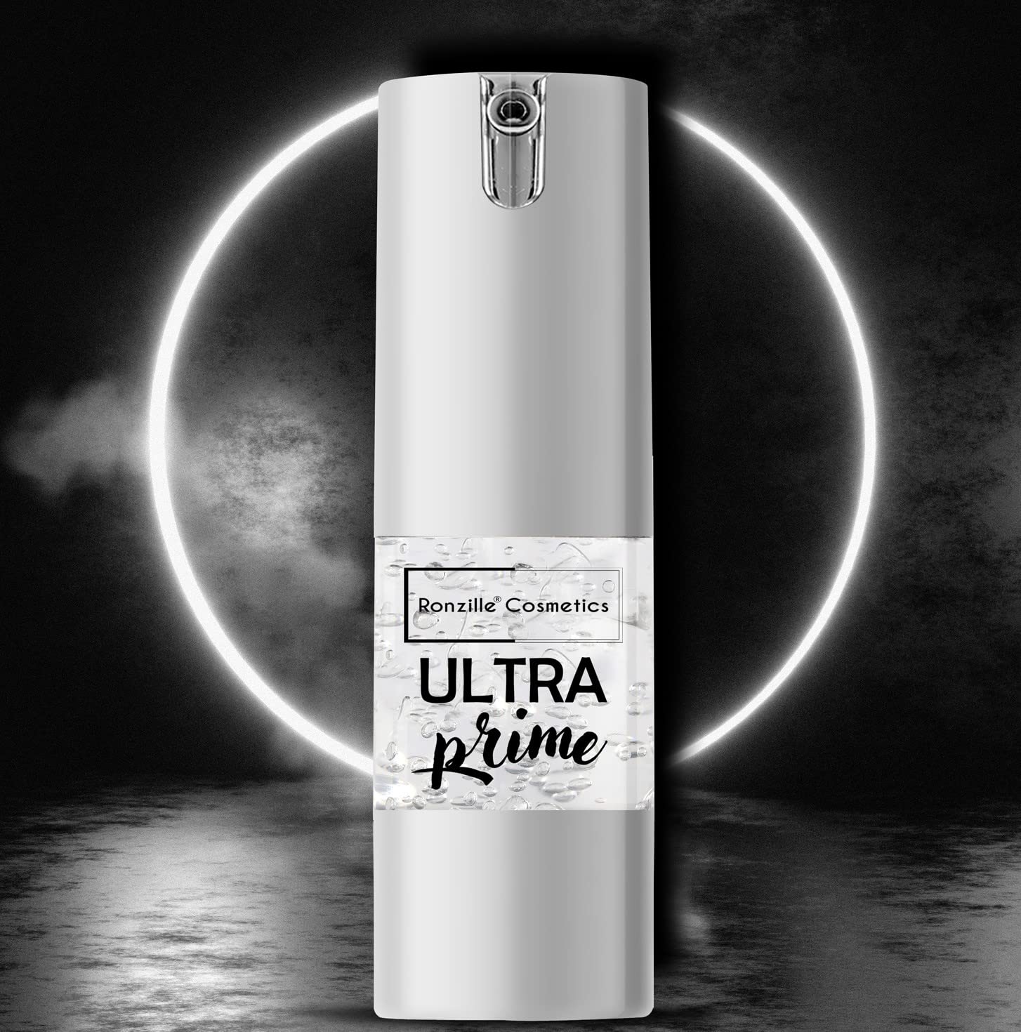 RONZILLE Ultra Prime Makeup Face Primer - 25ml Silicone Finish Airless Pump (Transparent) | Smoothing Base for Flawless Makeup Application | Perfect for Daily Wear, Photo Shoots & Special Occasions
