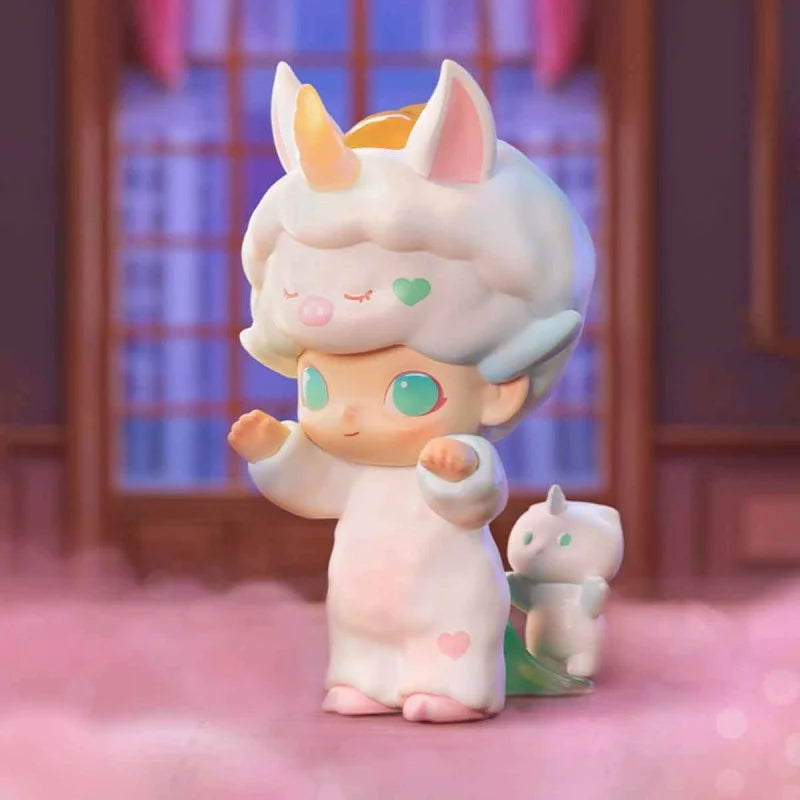 Dimoo No One's Gonna Sleep Tonight Series Collectible Action Figures - Cute Anime Character Model for Display, Gift & Home Decor