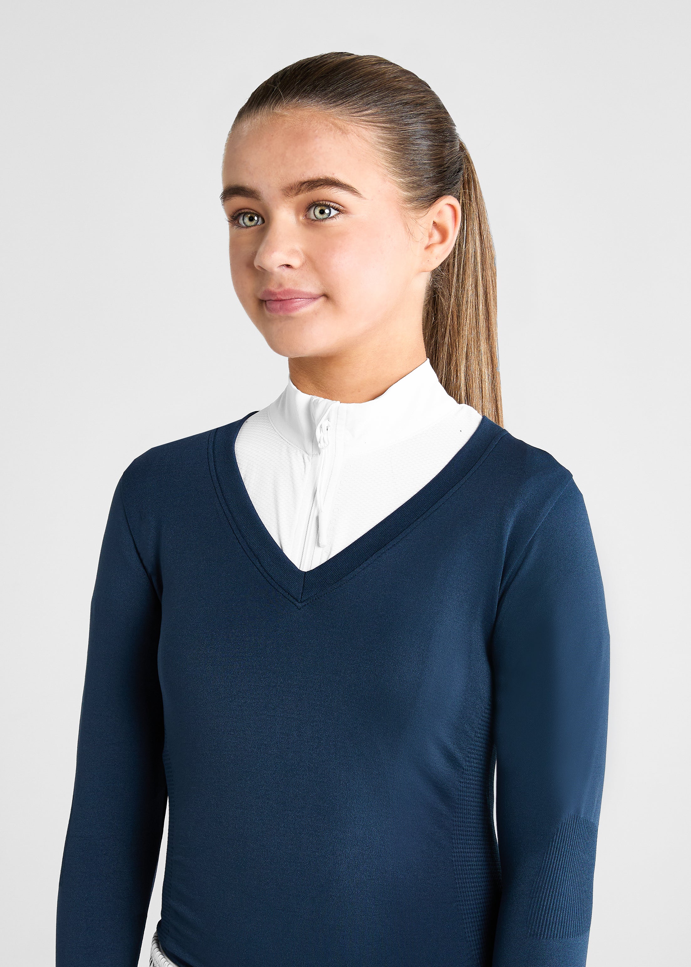 YR Navy Show Sweater for Women - Trendy Knit Pullover with Crew Neck | Perfect for Casual Wear, Office Outfits & Fall Layering