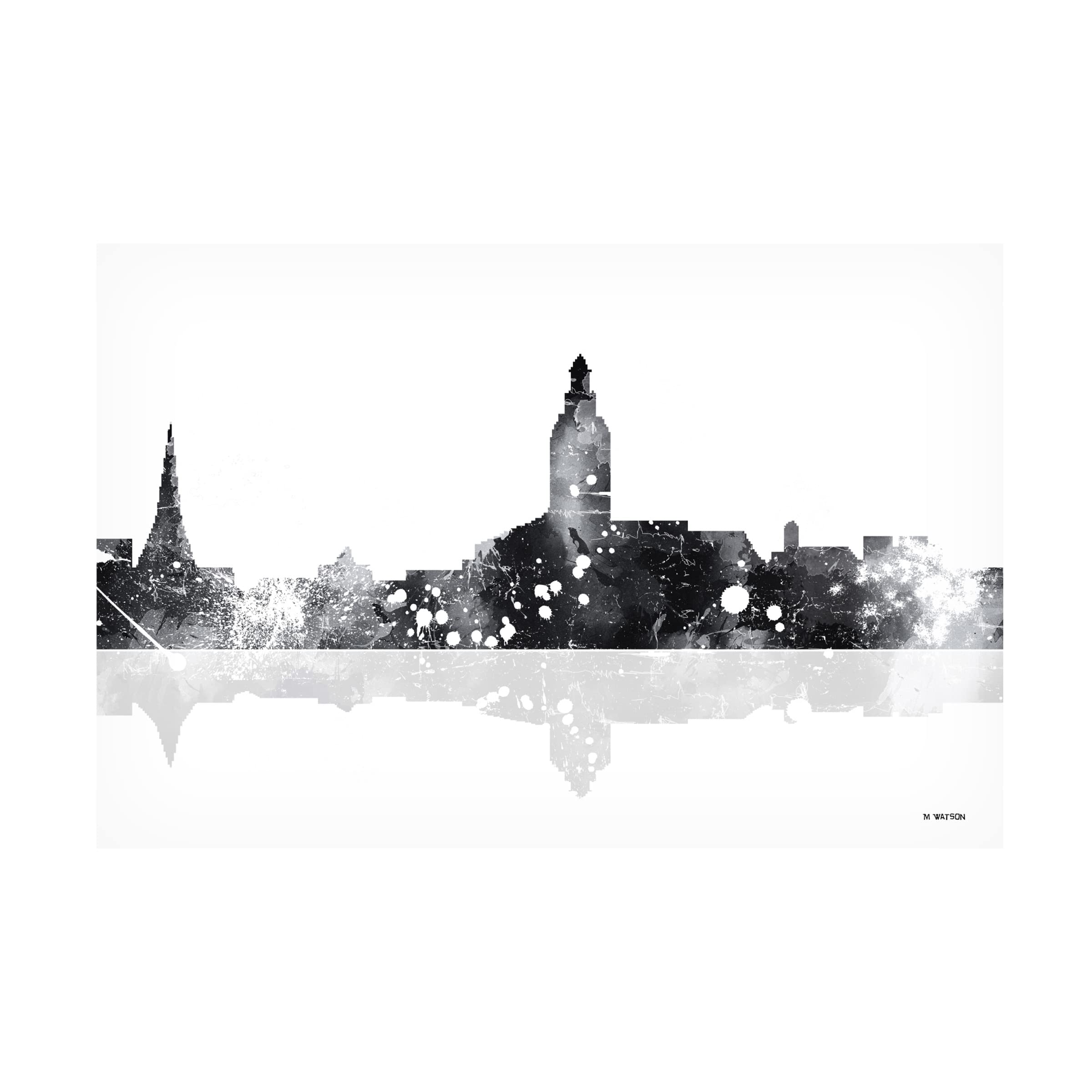 Trademark Fine Art 'Annapolis Maryland BG 1' Canvas Wall Art Print by Marlene Watson - 16x24 Inches - Coastal Home Decor for Living Room, Bedroom & Office