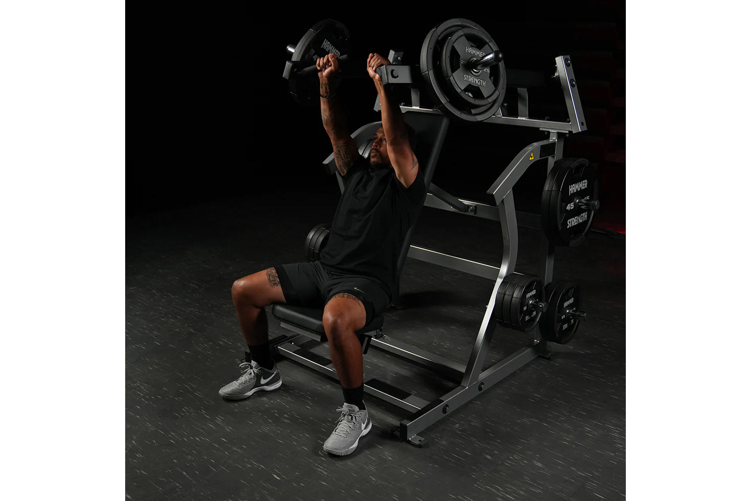 Hammer Strength Plate Loaded Iso-Lateral Super Incline Press Machine - Commercial Gym Equipment for Chest Workouts & Strength Training