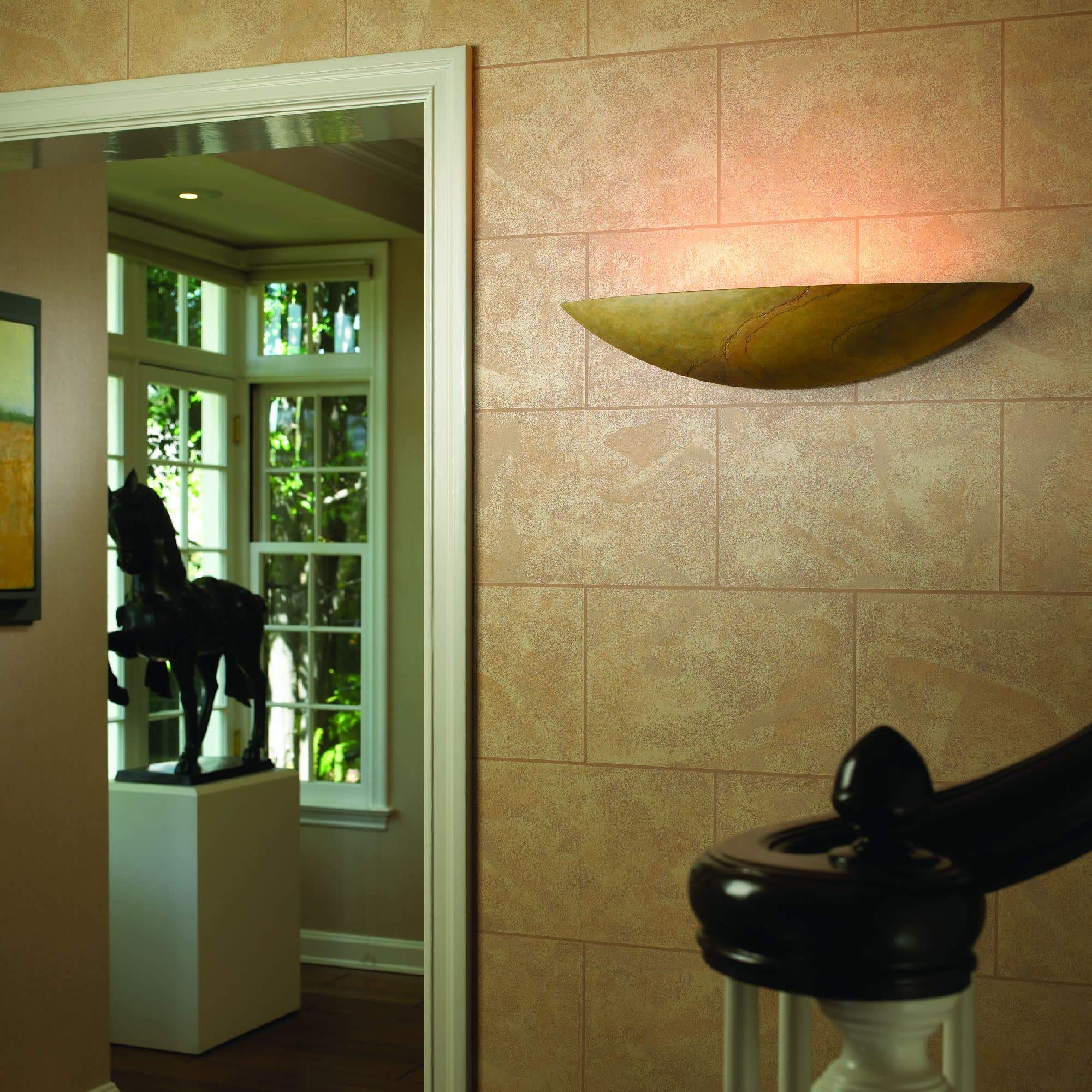 Justice Design CER-4200-BIS Unfinished Ceramic Wall Sconce in Bisque - Handcrafted Lighting Fixture for Bedroom, Hallway & Living Room Decor