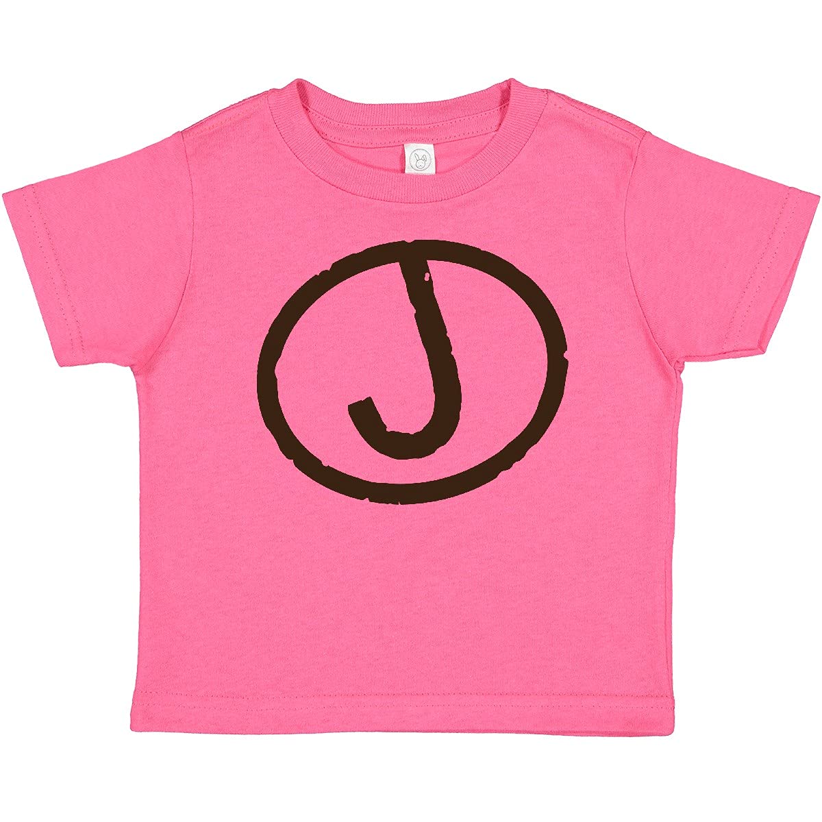 Inktastic Custom Monogram Letter J Baby T-Shirt - Personalized Initial Outfit for Infants & Toddlers - Perfect for Birthdays, Family Photos & Special Occasions