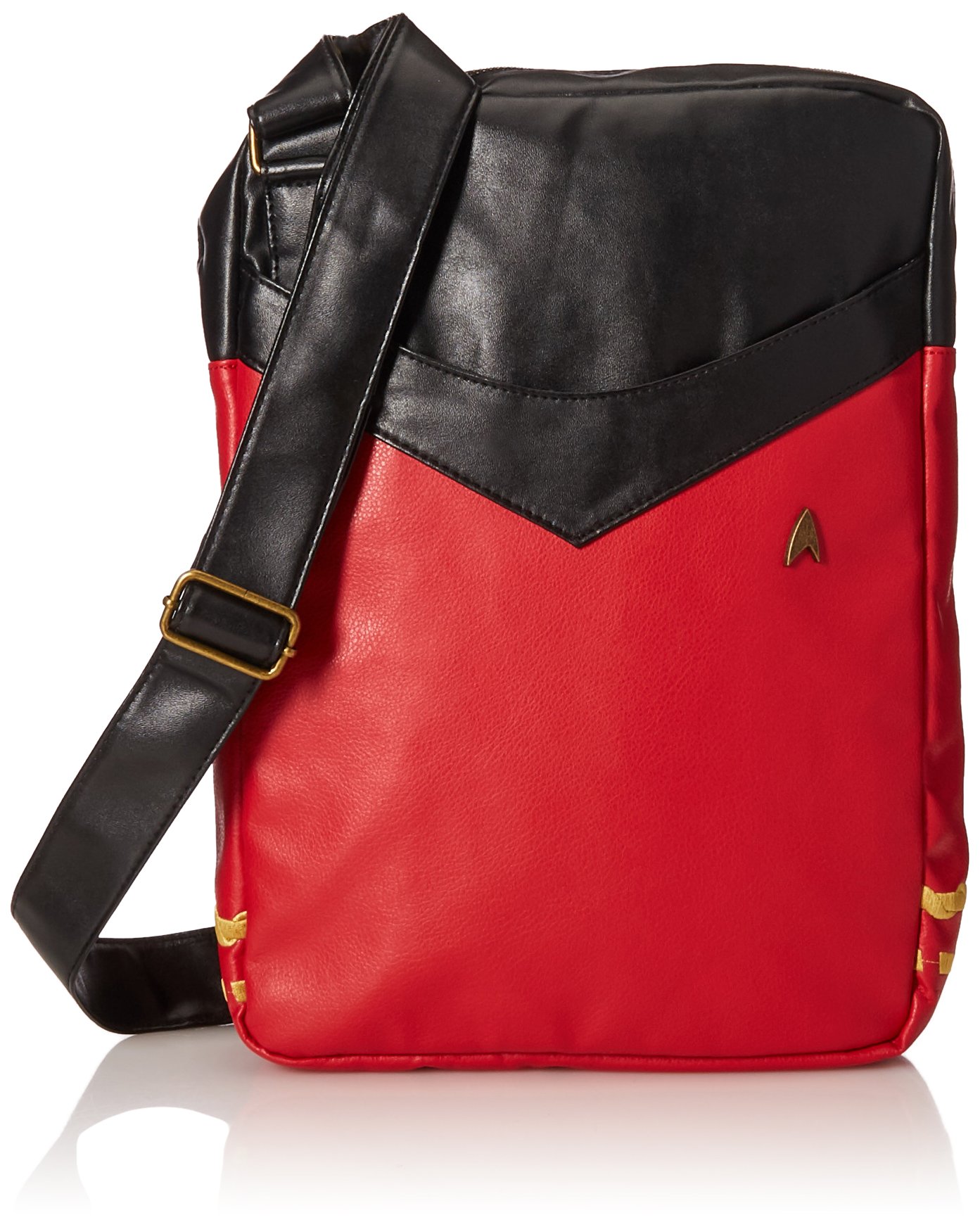 Star Trek Uniform Inspired Laptop Bag - Red | Stylish & Durable 15.6 Inch Laptop Backpack for Work, School & Cosplay | Perfect for Trekkies & Sci-Fi Fans