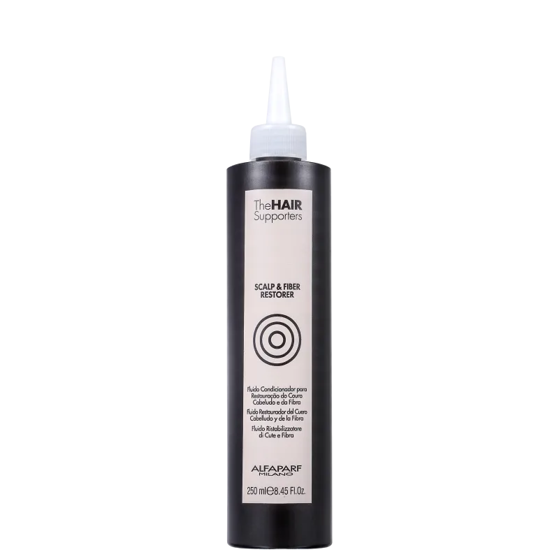 Alfaparf Milano Scalp & Fiber Restorer - 250ml / 8.4 fl oz Hair Treatment for Damaged Hair - Revitalizes Scalp & Strengthens Hair Fibers - Perfect for Dry, Brittle Hair & Post-Chemical Treatment Care