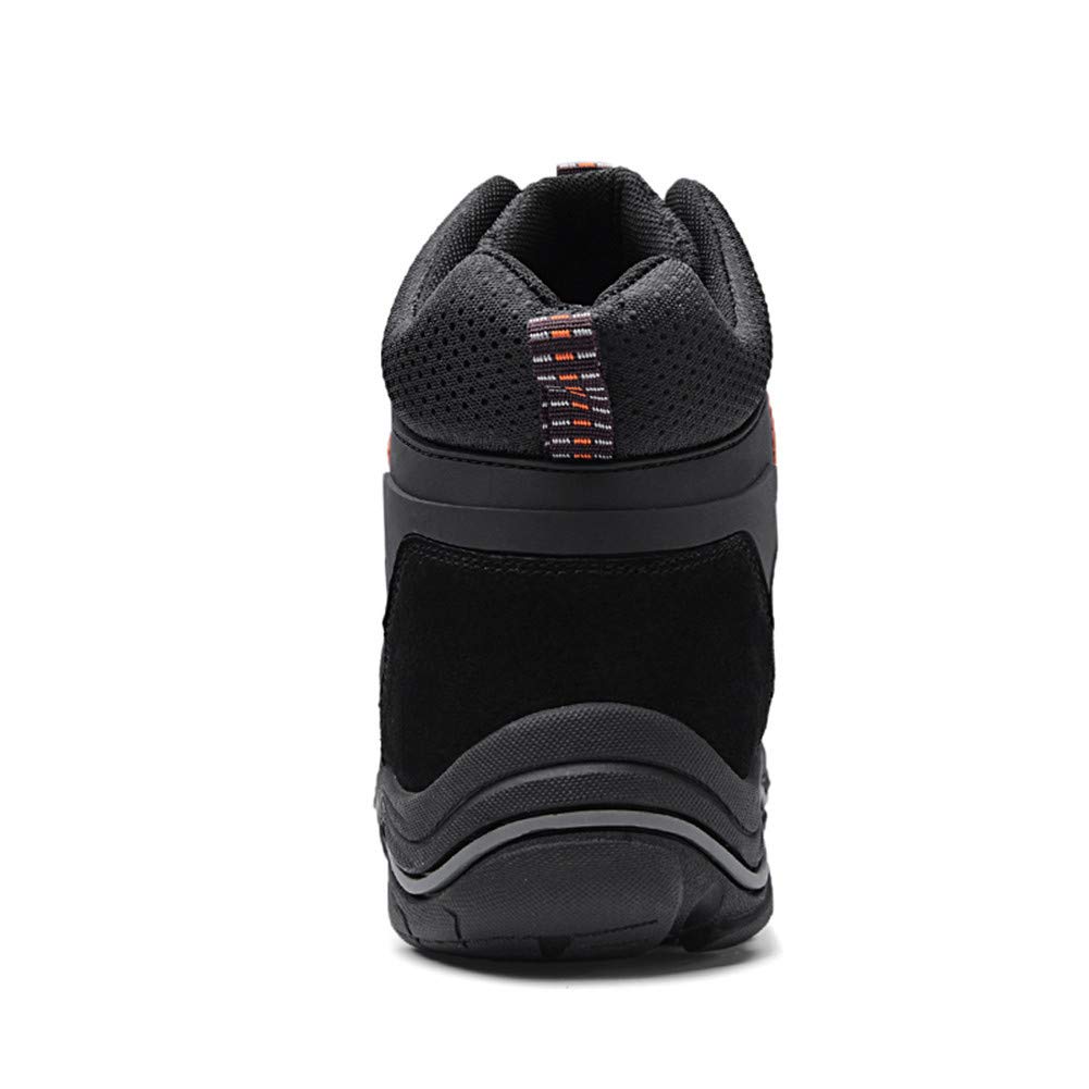 Ailishabroy Men's High Top Sneakers - Winter Warm Climbing Hiking Shoes with Lace Up Ankle Support | Perfect for Outdoor Adventures, Trail Running & Casual Wear