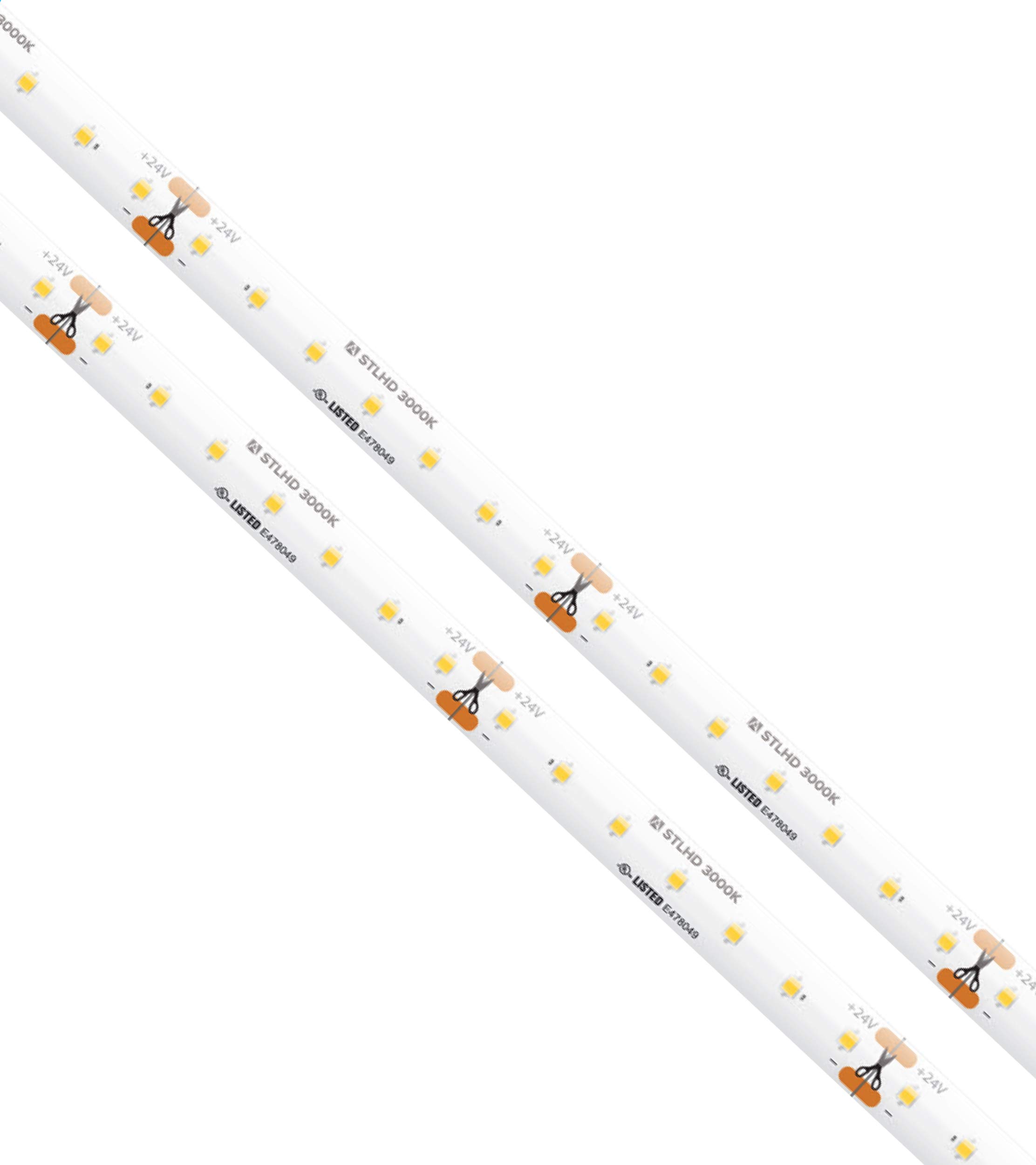 Trulux STLHD-UWW-16 High-Density LED Tape Light with 3-Foot Lead Wire - Ultra Warm White 2700K, 16.4ft Reel, cULus Listed for Dry Locations - Perfect for Under Cabinet Lighting, Accent Lighting, and Home Decoration