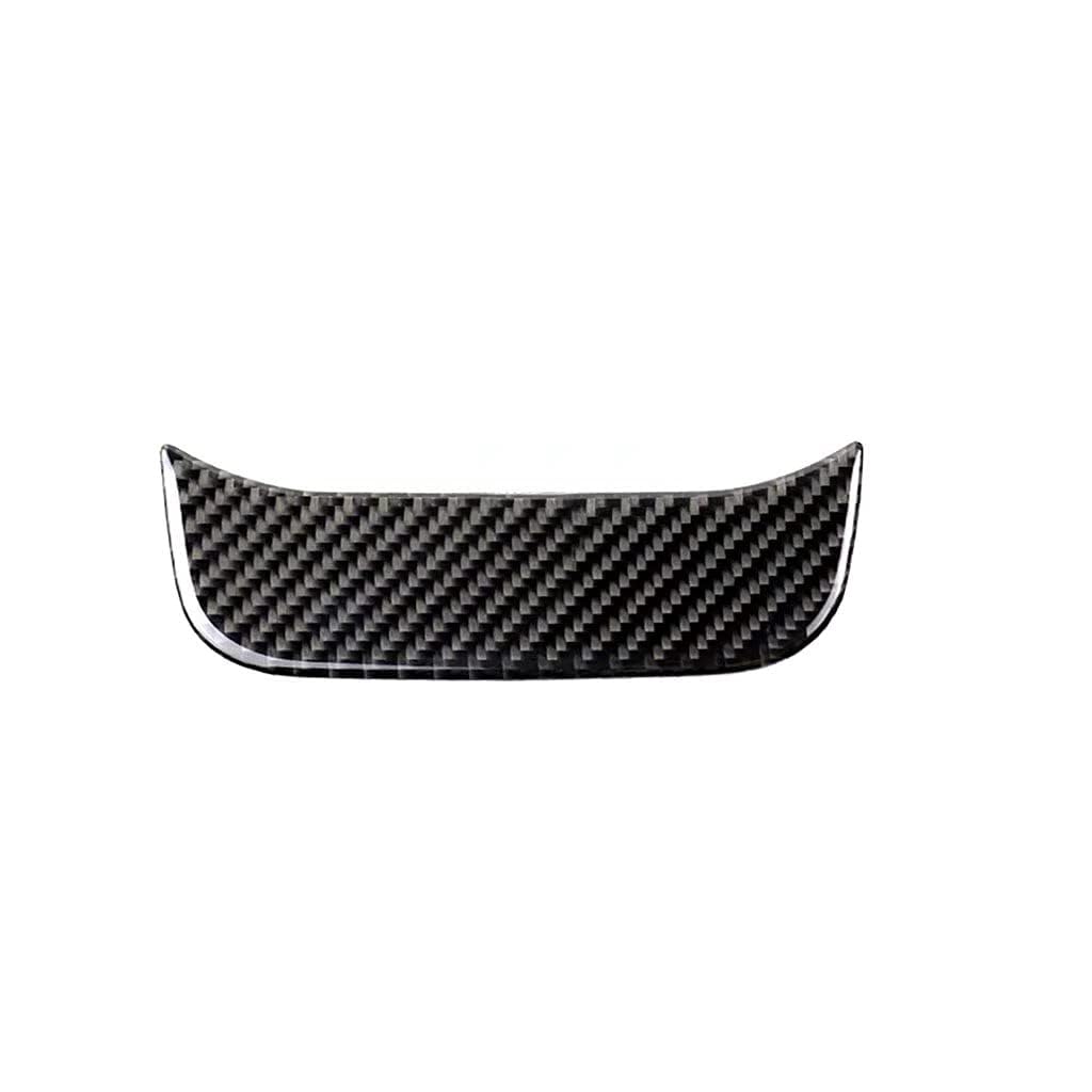 Mercedes-Benz C Class W205 C180 C200 GLC Carbon Fiber Rear AC Vent Frame Cover Trim Sticker - Black Interior Accessory for Enhanced Car Aesthetics