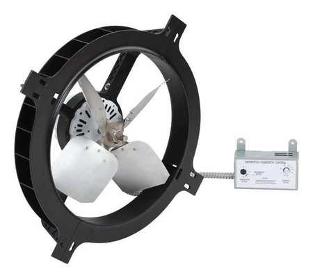 1380 CFM Gable Mount Attic Fan 120V - Powerful Roof Ventilation Fan for Home Cooling & Energy Savings - Perfect for Hot Summers & Reducing AC Costs