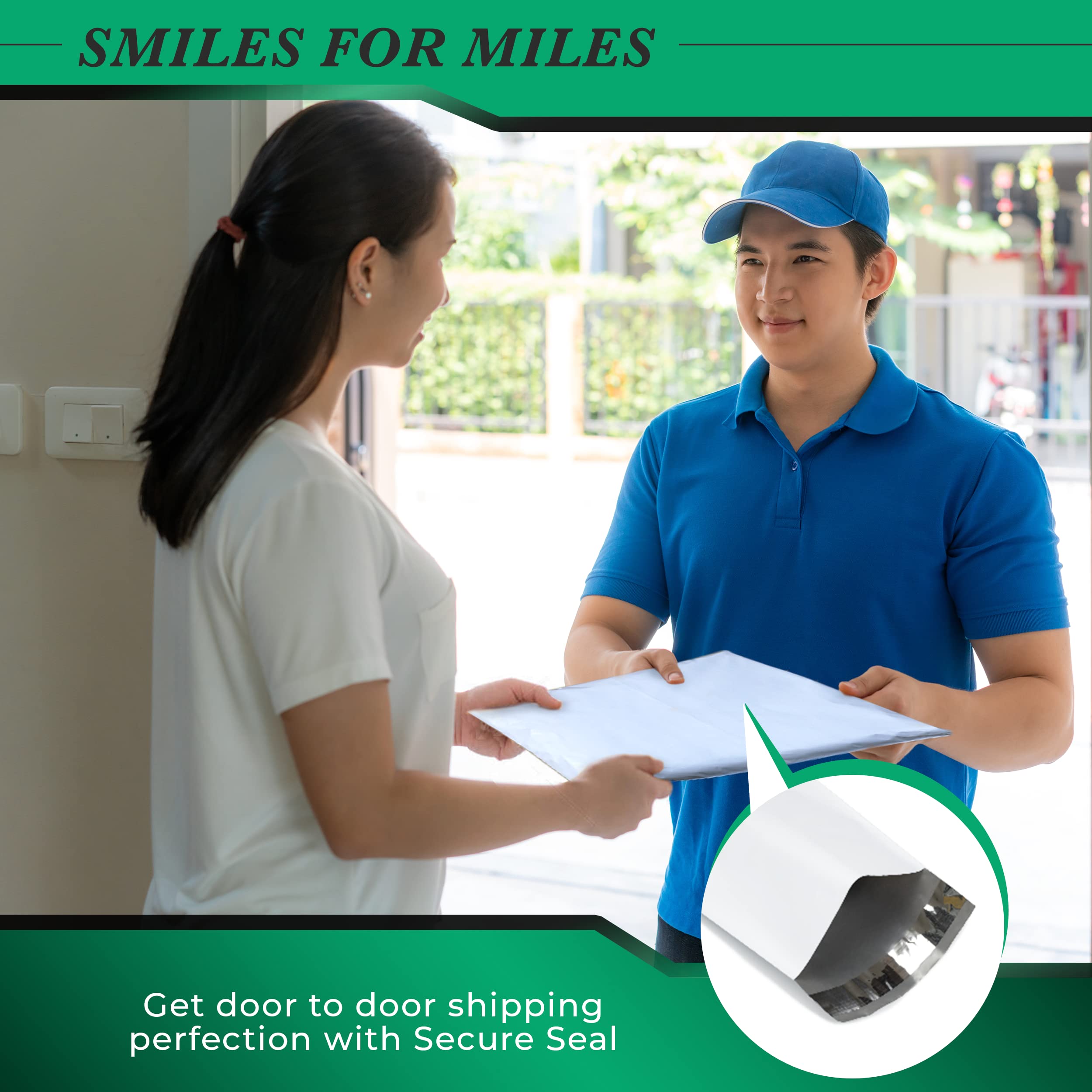 1000 Pack 19x24 Inch White Self-Sealing Poly Mailers - 2 Mil Thick Secure Shipping Envelopes for E-Commerce | Waterproof Mailing Bags for Clothes, Books & Small Business Packages