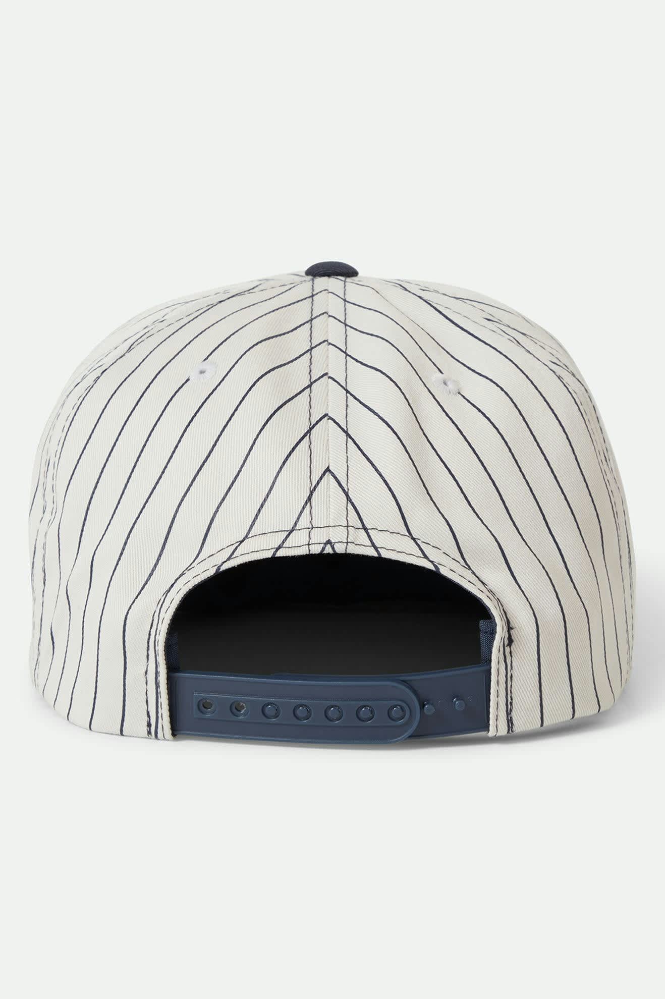 The League Snapback Hat - Washed Navy & Off White - Stylish Baseball Cap for Men & Women - Perfect for Casual Wear, Sports & Outdoor Activities
