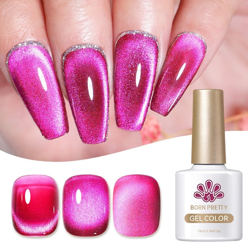 MY112 Dark Plum Sauce Cat Magnetic Gel Polish - 10ml UV LED Soak Off Nail Polish for Salon & Home Manicure - Perfect for Fall & Winter Nail Art Designs