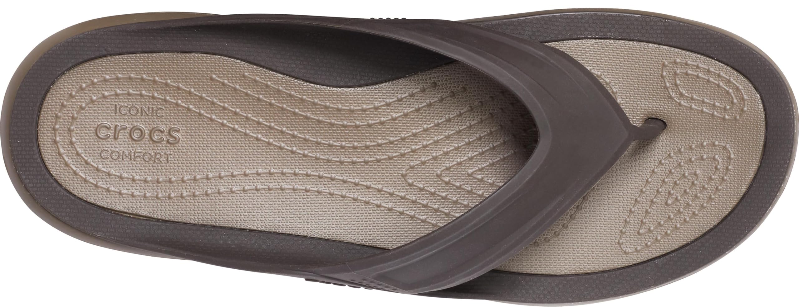 Crocs Men's Swiftwater Wave Flip Flops - Comfortable Water Sandals for Beach, Pool & Outdoor Activities | Lightweight & Quick-Drying Men's Slides