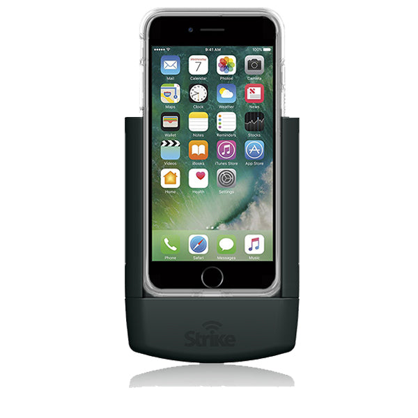 iPhone 7 Plus & 8 Plus Car Mount Holder with Shockproof Case - Secure Phone Cradle for Safe Driving & Hands-Free Navigation